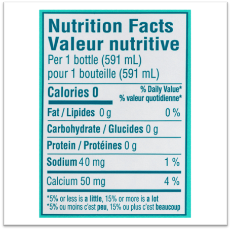 5.9 Nutritional Label - Image 0