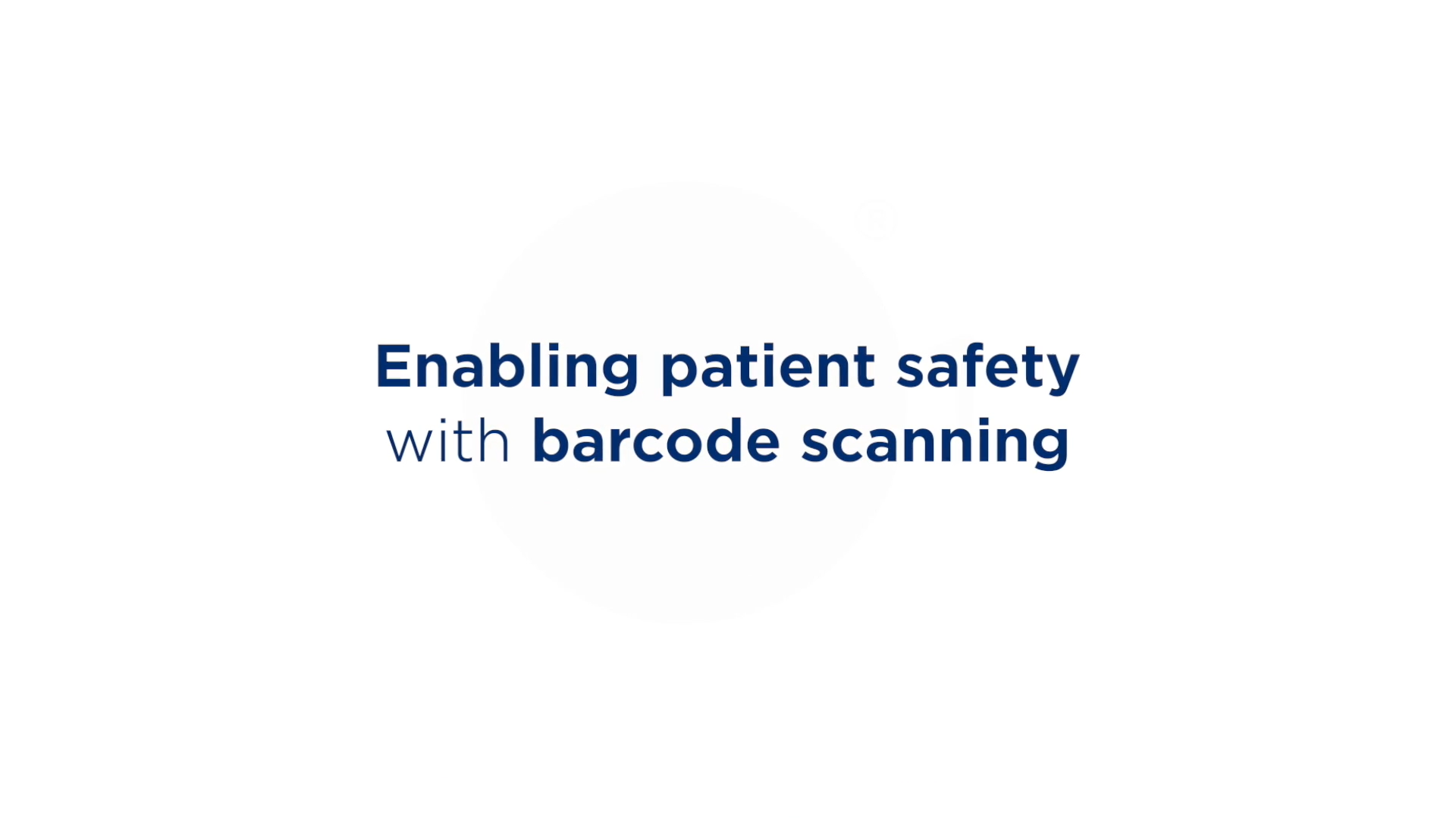 Healthcare barcode scanning