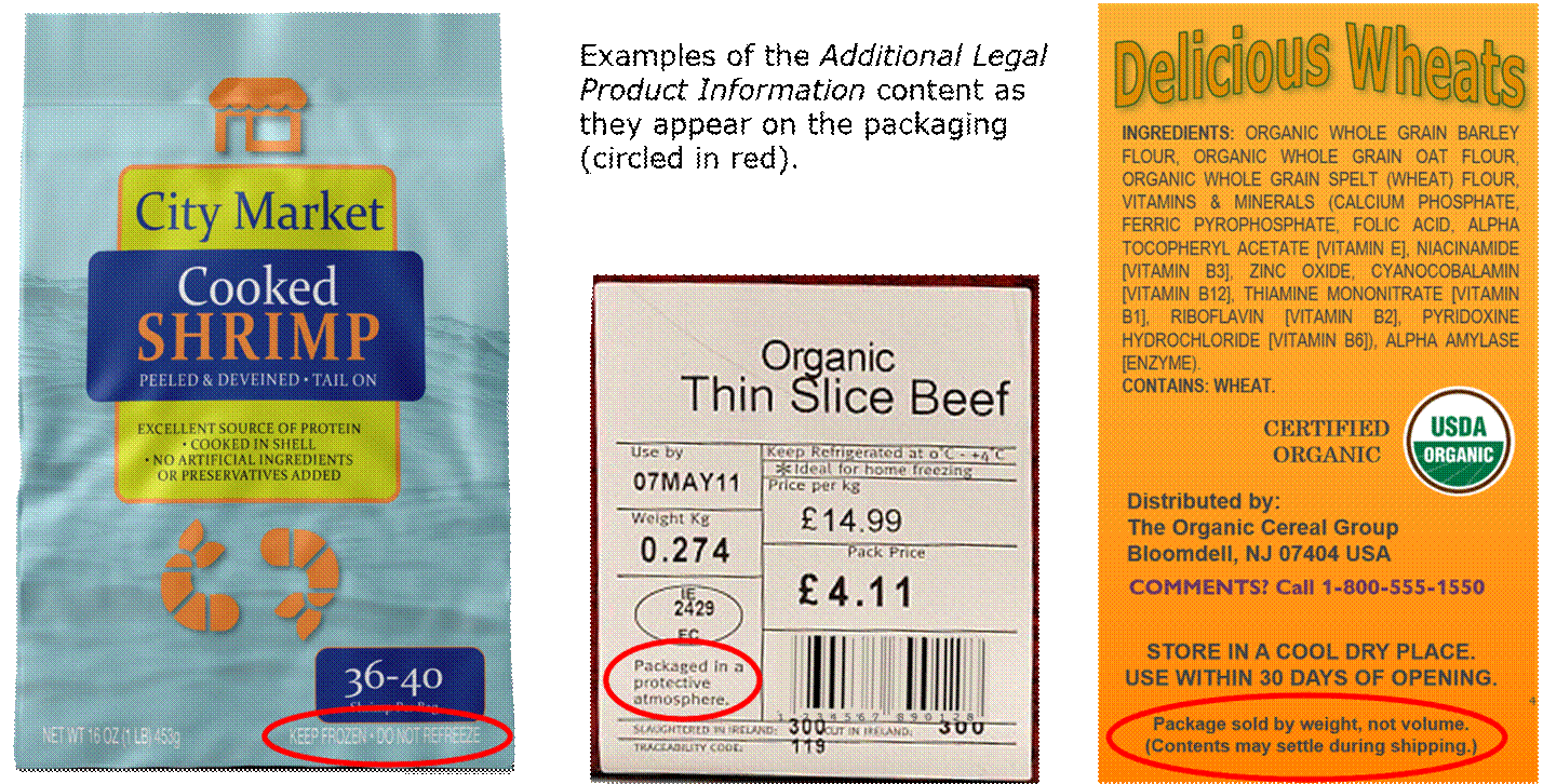 12.1 Examples of Additional Legal Product Information on Label - Image 0