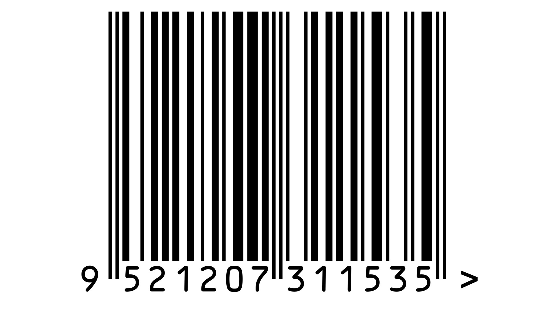EAN-13 with plain syntax