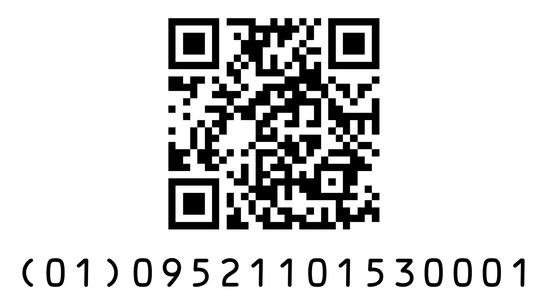 QR code with GS1 Digital Link URI syntax