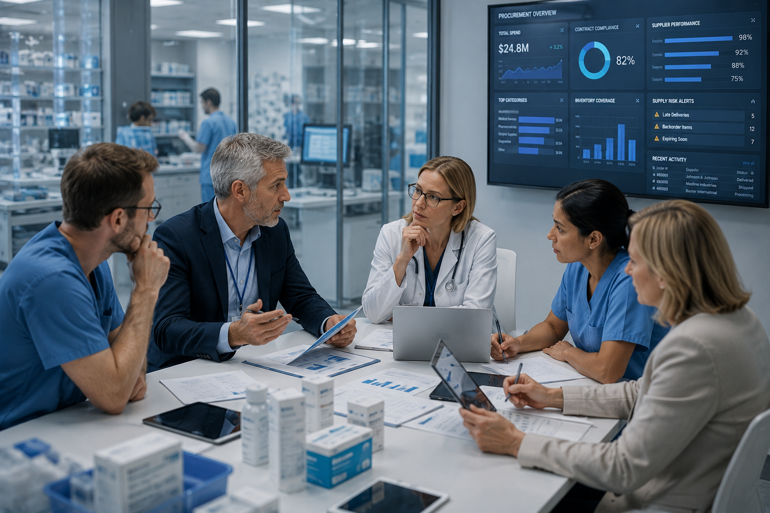 Doctors in meeting